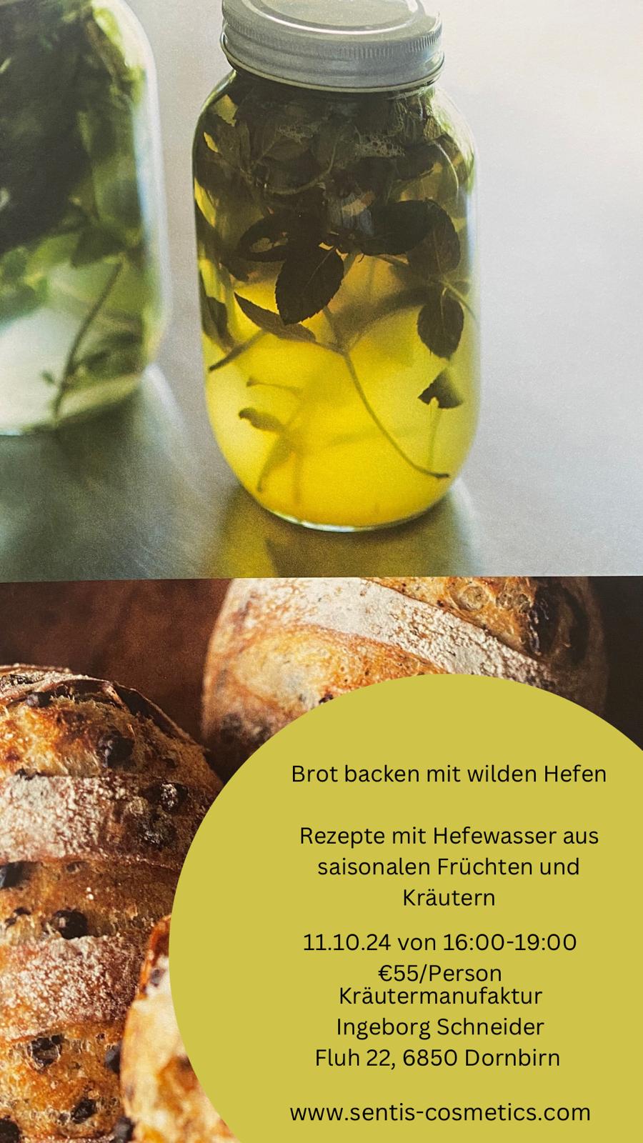 Workshop BROT BACKEN MIT WILDER HEFE